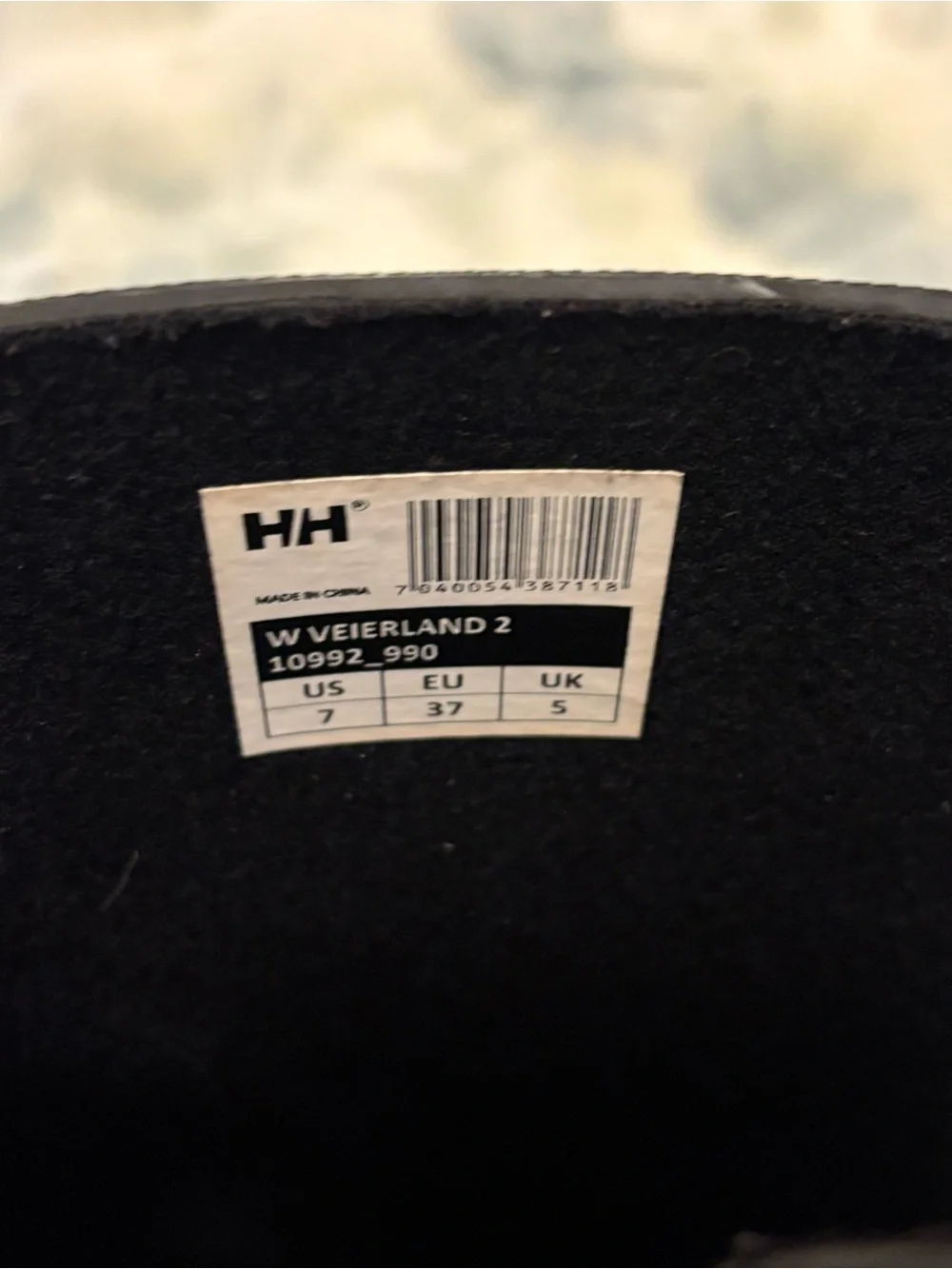 Helly Hansen Veierland 2 Womens Size 7 Rain Boots Black Rubber Waterproof NWOB